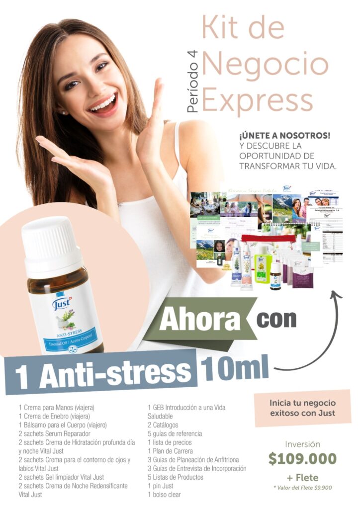 set de inicio express negocio just colombia